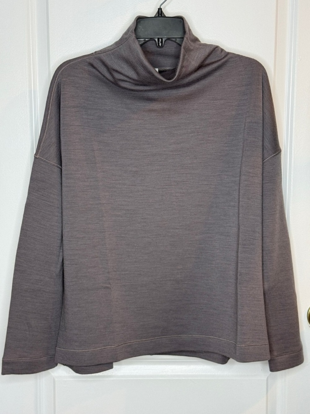 Lululemon Sz 6 Principal Dancer  Funnel Neck Sweater in Luna Rock | EUC - Picture 5 of 7